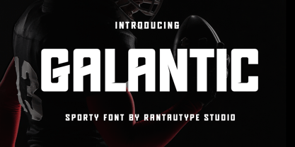 Galantic Font Poster 1