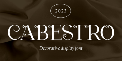 Cabestro Font Poster 1