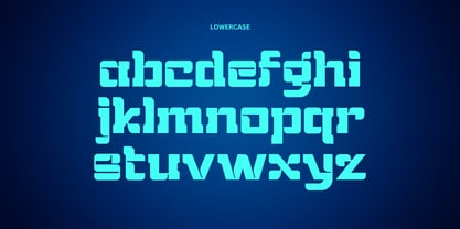 Hightech Font Poster 11