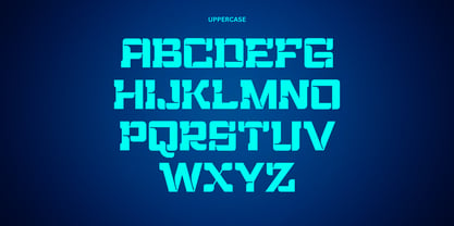 Hightech Font Poster 12