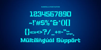 Hightech Font Poster 13