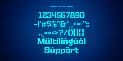 Hightech Font Poster 14