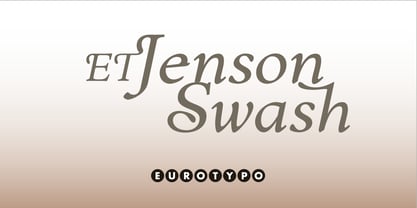 ET Jenson Swash Fuente Póster 1