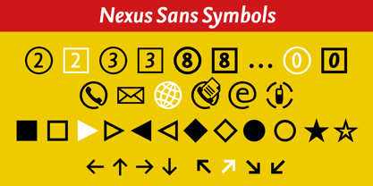 Nexus Sans Pro Fuente Póster 3