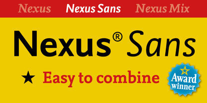 Nexus Sans Pro Font Poster 1