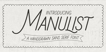 Manualist Font Poster 1