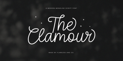 The Clamour Font Poster 1