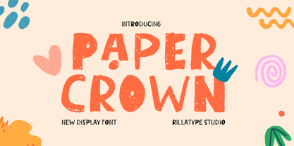 RL Paper Crown Font Poster 1