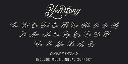 Yearlong Font Poster 10