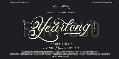 Yearlong Font Poster 1