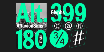 Altavion Font Poster 4