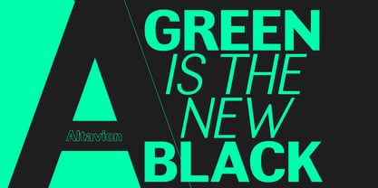 Altavion Font Poster 9