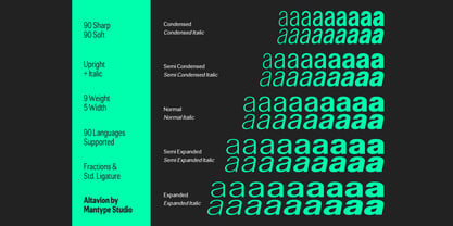 Altavion Font Poster 3