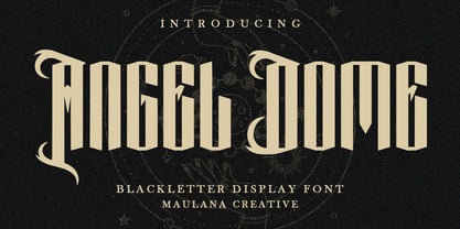 MC Angel Dome Font Poster 1