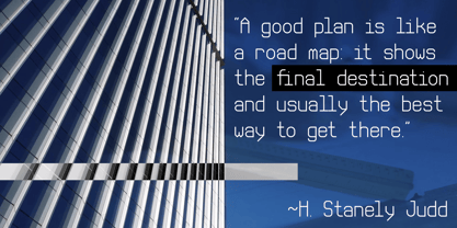 Drafted Font Poster 5