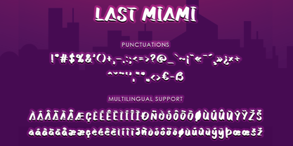 Last Miami Font Poster 8