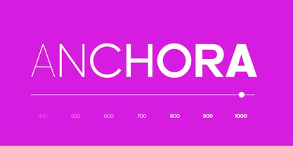 Anchora Font Poster 4