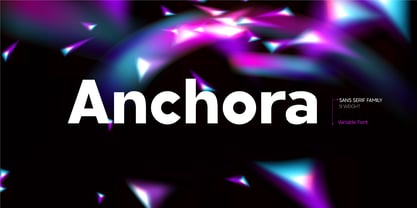Anchora Font Poster 1