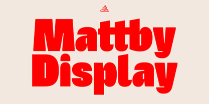 Mattby Display Font Poster 1