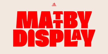 Mattby Display Font Poster 3