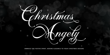 Christmas Angely Font Poster 1