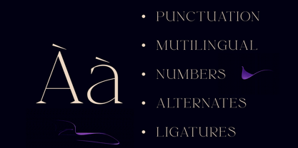 The Aquebella Font Poster 10