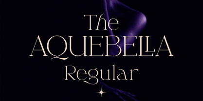 The Aquebella Font Poster 1