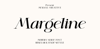 Margeline Font Poster 1