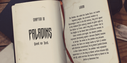 Dark Blades Font Poster 10