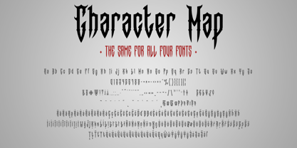 Dark Blades Font Poster 4