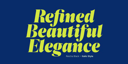 Reicha Font Poster 2