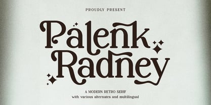 Palenk Radney Font Poster 1