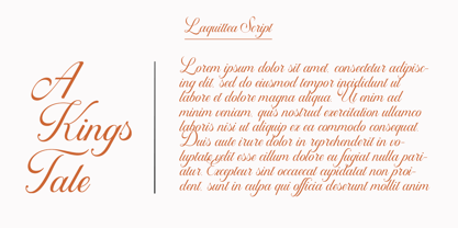 Laquittea Font Poster 3