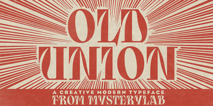 Old Union Font Poster 1