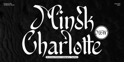 Minsk Charlotte Font Poster 1