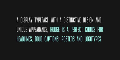 Rodge Font Poster 5