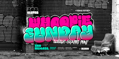 Whoopie Sunday Font Poster 1