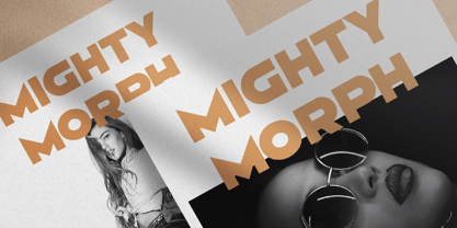 Mighty Morph Font Poster 1