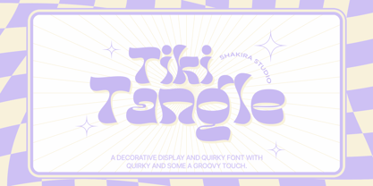 Tiki Tangle Font Poster 1
