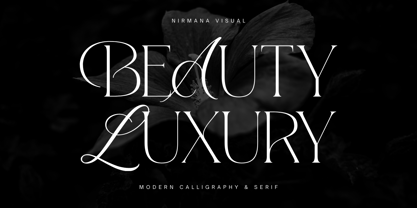 Beauty Luxury Font Poster 1