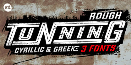 Tunning Rough Font Poster 1