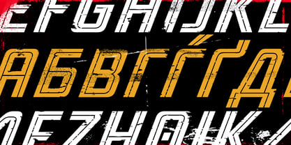 Tunning Rough Font Poster 6