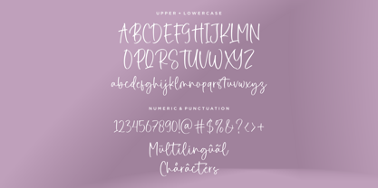 Whitestar Font Poster 5