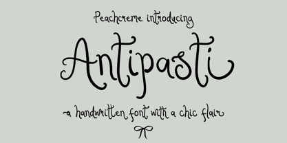 Antipasti Font Poster 1