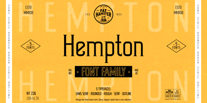 Hempton Font Poster 1
