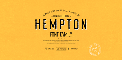 Hempton Font Poster 2