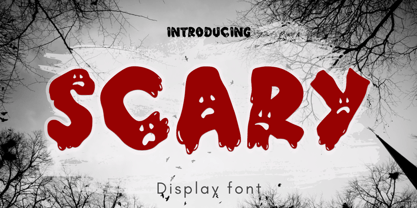 Scary Font Poster 1