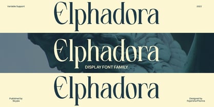Elphadora Font Poster 1