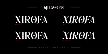 Qilavoen Font Poster 2