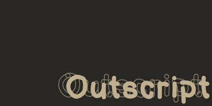 Outscript Font Poster 1